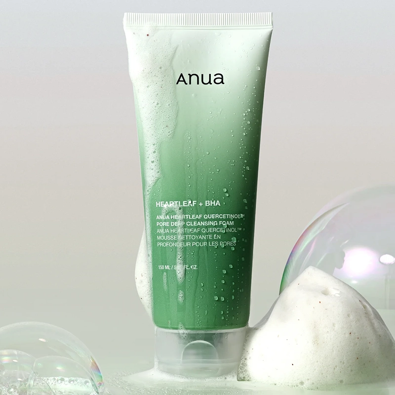 Anua - Heartleaf quercitinol pore deep cleansing foam 01