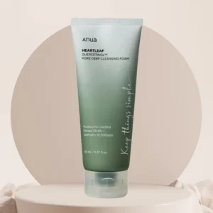 Anua – Heartleaf quercitinol pore deep cleansing foam 150 ml A