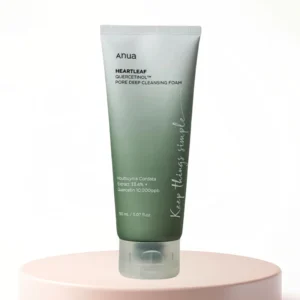 Anua – Heartleaf quercitinol pore deep cleansing foam 150 ml B